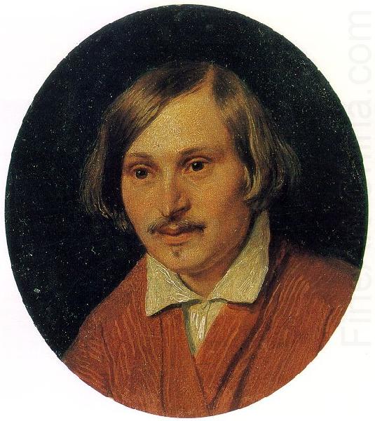 Portrait of Nikolai Gogol, Alexander Ivanov